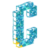 GIF animado (27622) Letra c azul