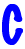 GIF animado (27942) Letra c azul
