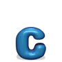 GIF animado (28071) Letra c azul