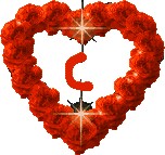 GIF animado (26863) Letra c corazon flores