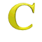 GIF animado (25447) Letra c d amarilla
