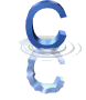 GIF animado (25331) Letra c reflejo