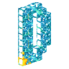 GIF animado (27623) Letra d azul