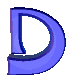 GIF animado (27684) Letra d azul