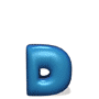 GIF animado (28072) Letra d azul
