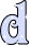 GIF animado (27491) Letra d azul claro