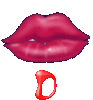 GIF animado (26332) Letra d besos