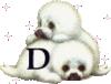 GIF animado (29572) Letra d foquitas