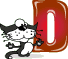 GIF animado (29791) Letra d gato