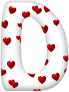 GIF animado (27210) Letra d romantica corazones
