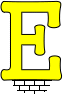 GIF animado (25495) Letra e amarilla divertida