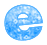 GIF animado (27518) Letra e azul