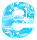 GIF animado (27996) Letra e azul
