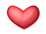 GIF animado (26216) Letra e corazon