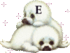GIF animado (29573) Letra e foquitas