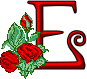 GIF animado (27289) Letra e romantica rosas rojas