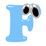 GIF animado (24500) Letra f