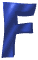 GIF animado (25371) Letra f acuatica