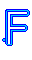 GIF animado (27421) Letra f azul mayuscula