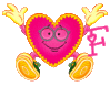 GIF animado (26566) Letra f corazon