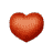 GIF animado (26477) Letra f corazoncito rojo