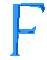 GIF animado (28106) Letra f mayuscula azul
