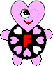 GIF animado (27108) Letra f romantica infantil