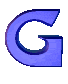 GIF animado (27687) Letra g azul