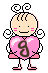 GIF animado (26270) Letra g bebes