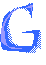 GIF animado (28108) Letra g mayuscula azul