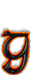 GIF animado (28511) Letra g mordor