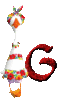 GIF animado (28975) Letra g pato