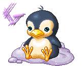 GIF animado (29027) Letra g pinguino