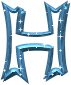 GIF animado (27787) Letra h azul