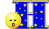 GIF animado (28050) Letra h azul