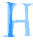 GIF animado (28112) Letra h mayuscula azul