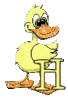 GIF animado (28949) Letra h patito