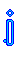 GIF animado (27426) Letra i azul