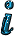 GIF animado (27470) Letra i azul turquesa