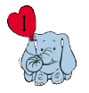 GIF animado (29499) Letra i elefante