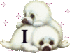 GIF animado (29577) Letra i foquitas