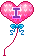GIF animado (27085) Letra i globos romanticos