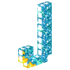 GIF animado (27629) Letra j azul