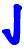 GIF animado (27949) Letra j azul