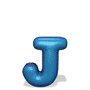 GIF animado (28078) Letra j azul