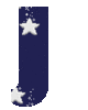 GIF animado (28220) Letra j azul estrellas