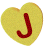 GIF animado (26746) Letra j corazon caramelo