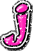 GIF animado (26544) Letra j corazoncitos rosas