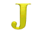 GIF animado (25454) Letra j d amarilla
