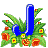 GIF animado (27050) Letra j flores